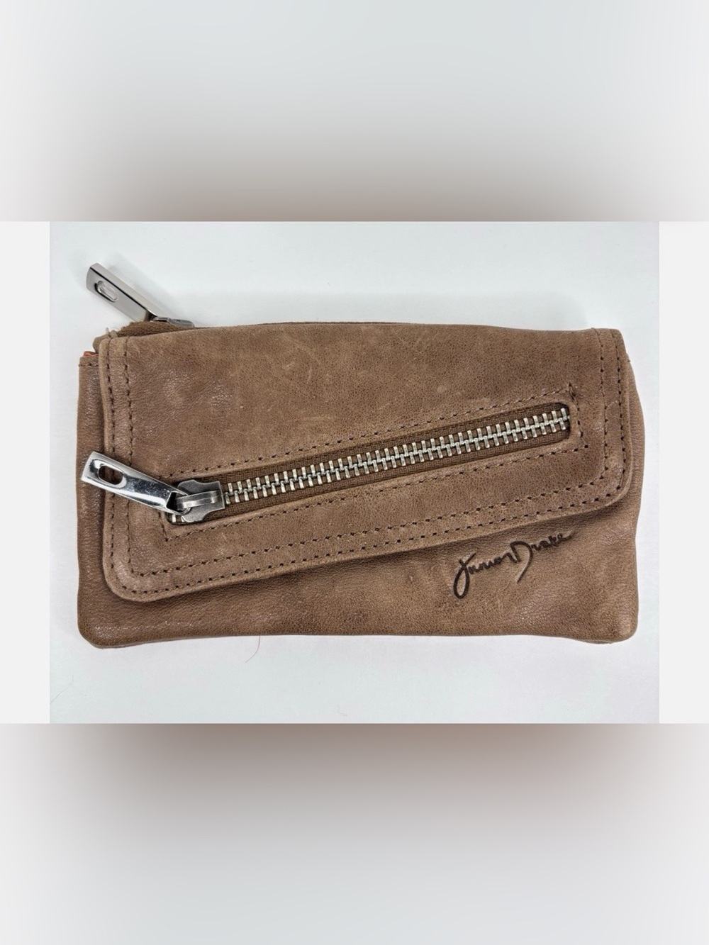Junior Drake Vintage Small Leather Wallet